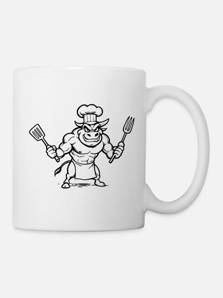 Taurus chef - Mug - white
