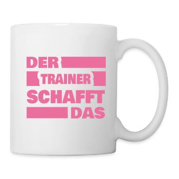 Geschenk für Trainer - Tasse - Weiß - Rechts