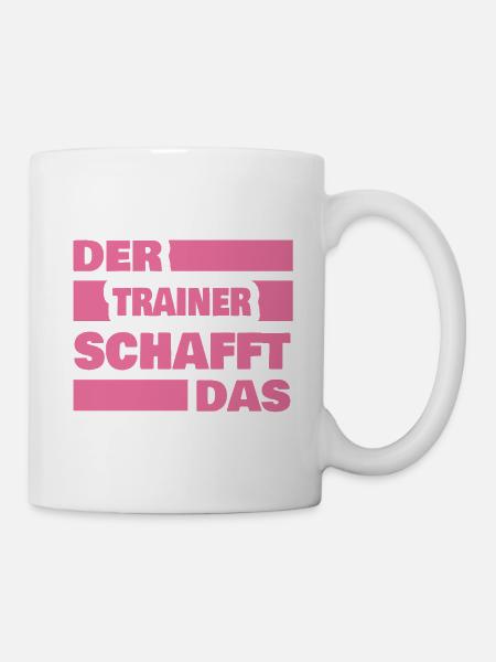 Geschenk für Trainer - Tasse - Weiß