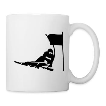 Ski - Mug blanc - blanc - Droite