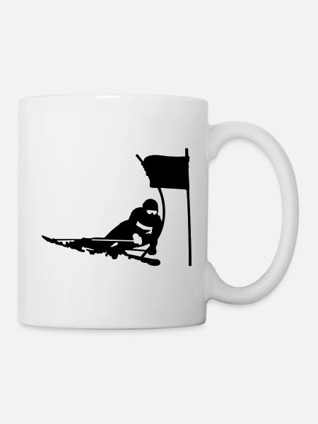 Ski - Tasse - Weiß