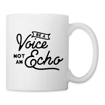 Be a Voice Not an Echo - Leadership Integrity - Mug - white - Right