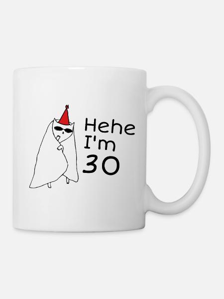 30-jähriges Jubiläumsgeschenk – 30-jähriges Jubiläumsgeschenk - Tasse - Weiß