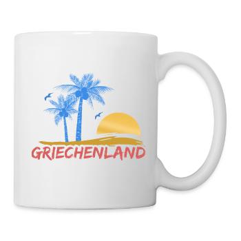 Grèce - Mug blanc - blanc - Droite