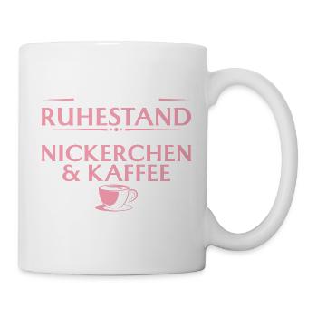 Retirement Nap and Coffee - Farewell Colleague - Mug - white - Right