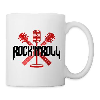 Rock 'N' Roll Microphone and Guitars - Mug - white - Right