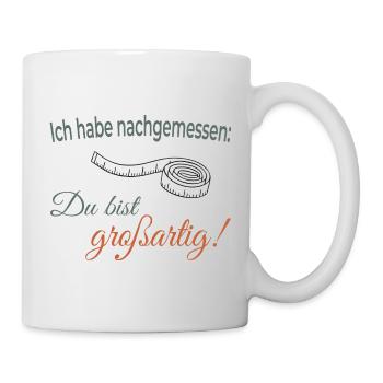 I measured: You're great - Mug - white - Right