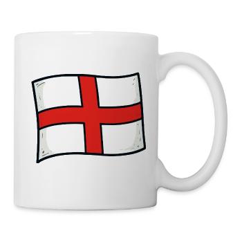 England Flag - Mug - white - Right