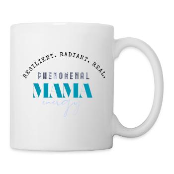Énergie phénoménale de Mama - Mug blanc - blanc - Droite