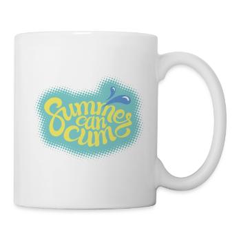 Ambiance estivale chaude – Déclaration de l’été - Mug blanc - blanc - Droite