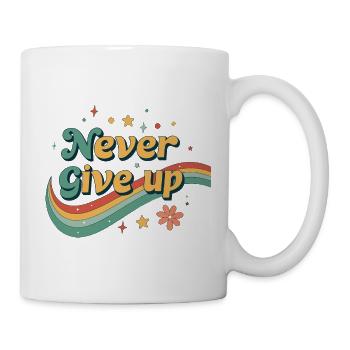 Rainbow Retro Perseverance - Mug - white - Right