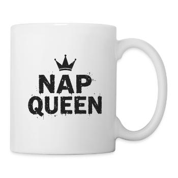Déclaration de la Reine de la Sieste pour les lève-tard-là - Mug blanc - blanc - Droite