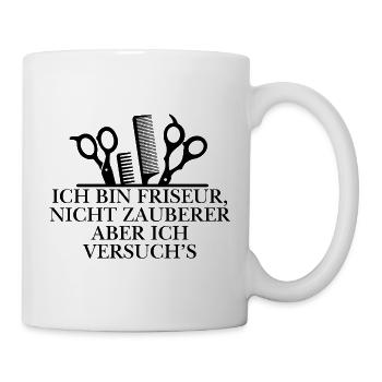 Je suis coiffeur - Mug blanc - blanc - Droite