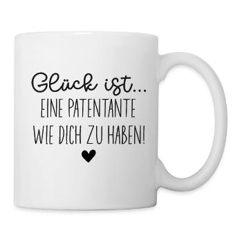 Le bonheur, c’est d’avoir une marraine comme toi - Mug blanc - blanc - Droite