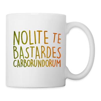 Nolite Te Bastardes Carborundorum - Mug - white - Right