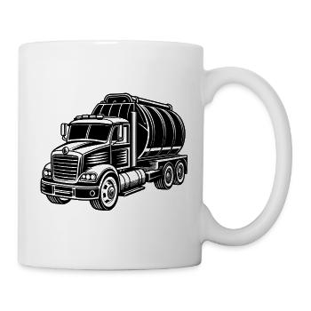 Tanklaster - Tasse - Weiß - Rechts