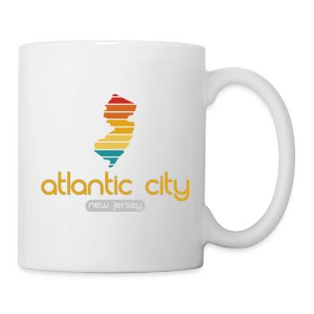 Atlantic City - New Jersey - États-Unis, Amérique - Mug blanc - blanc - Droite