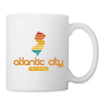 Atlantic City - New Jersey - États-Unis, Amérique - Mug blanc - blanc - Droite