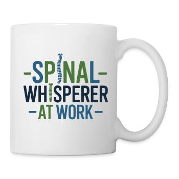 Chiropractor Spinal Whisperer At Work Professional - Mug - white - Right