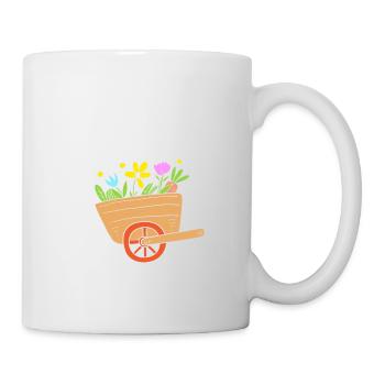 Kompost Würmer Geschenk - Tasse - Weiß - Rechts