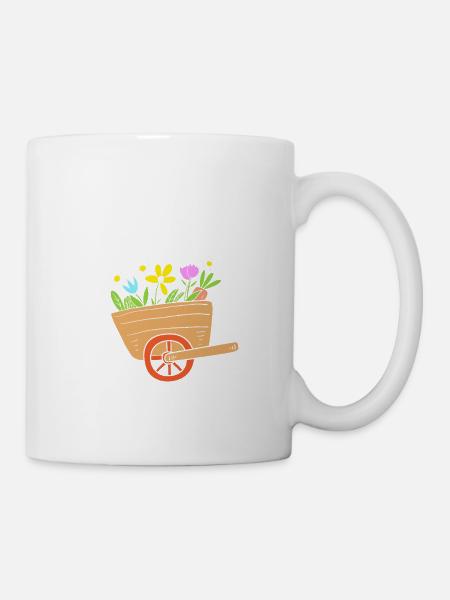 Kompost Würmer Geschenk - Tasse - Weiß