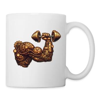 Steampunk Ästhetik & Retro-futurismus - Tasse - Weiß - Rechts