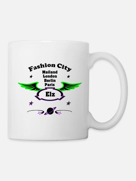 Fashion_City - Mug blanc - blanc