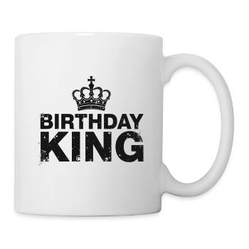 Birthday King Crown Men's Birthday Outfit - Mug - white - Right