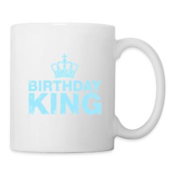 Birthday King Crown Men's Birthday Outfit - Mug - white - Right