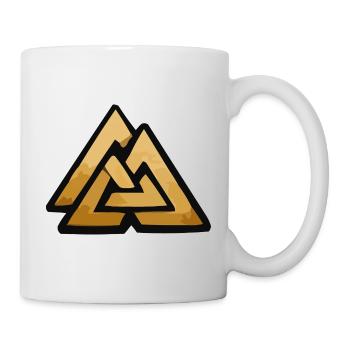 viking valknut wotan wotan knot - Mug - white - Right