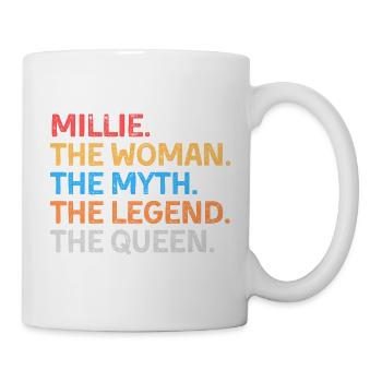Millie La Femme Le Mythe La Légende La Reine - Mug blanc - blanc - Droite