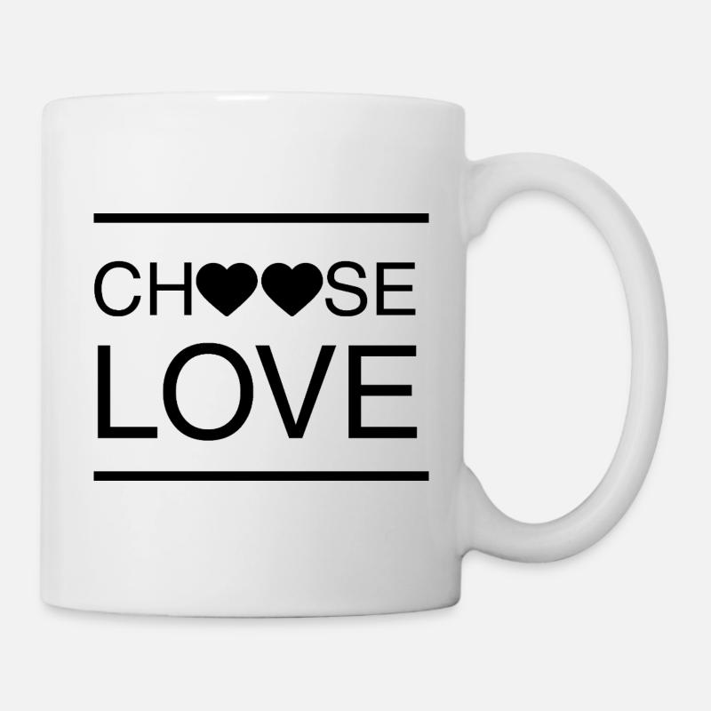 ChooseLove - Tasse - Weiß