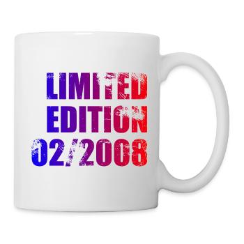 18e anniversaire Édition Limitée 02/2008 - Mug blanc - blanc - Droite