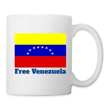Venezuela, liberté, Caracas, Amérique du sud - Mug blanc - blanc - Droite