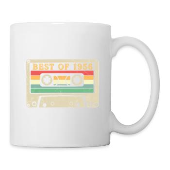 Best of 1956 Retro Cassette 70e anniversaire - Mug blanc - blanc - Droite