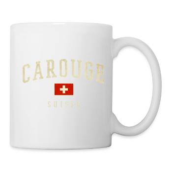 Carouge Suisse Vintage Logo - Tasse - Weiß - Rechts
