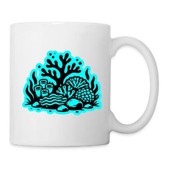 Coral Reef Ocean Coral Icon - Mug - white - Right