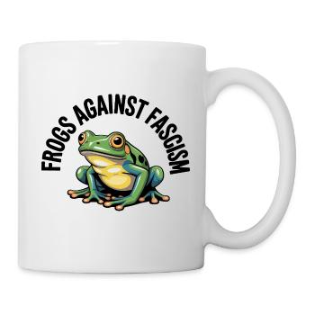 Frogs against Racism - USA Frog T-Shirt - Mug - white - Right