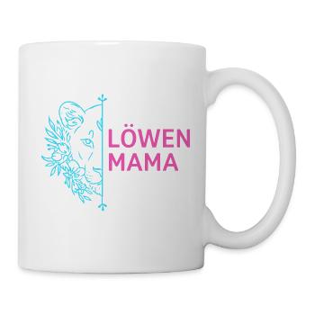 Lion Mom Fleurs Lioness Fleurs - Mug blanc - blanc - Droite