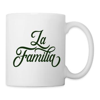 La Family: Elegant Family Love Script - Mug - white - Right
