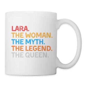Lara la Femme Le Mythe La Légende La Reine - Mug blanc - blanc - Droite