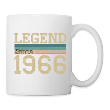 Legende seit 1966 Jubiläum 1966 - Tasse - Weiß - Rechts