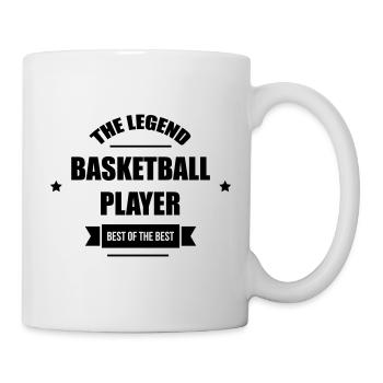 The Legend Basketball Player - Mug blanc - blanc - Droite