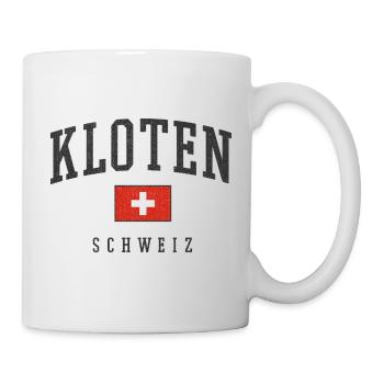 Kloten – Schweizer Identität aus dem Kanton Zürich - Tasse - Weiß - Rechts