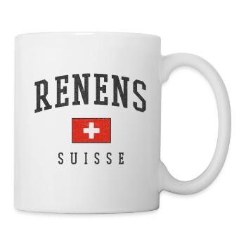 Renens – Schweizer Identität aus dem Kanton Waadt - Tasse - Weiß - Rechts