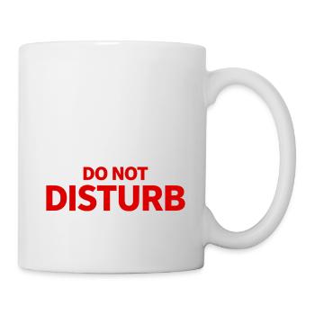 Do Not Disturb Hanger Saying Humor - Mug - white - Right