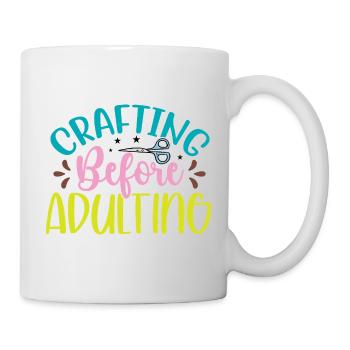 Crafting Before Adulting - Mug - white - Right