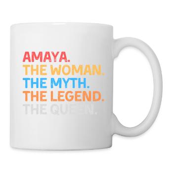 Amaya The Woman The Myth The Legend The Queen - Mug - white - Right