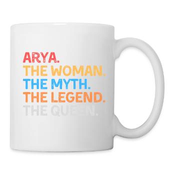 Arya La Femme Le Mythe La Légende La Reine - Mug blanc - blanc - Droite