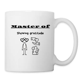 Master of Showing gratitude - Mug - white - Right